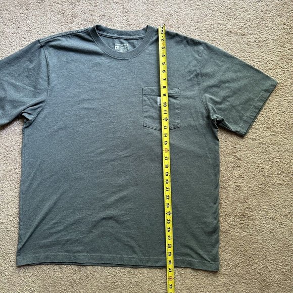Carhartt Pocket Tee Men's Sz XL, Short Sleeve, Loose Fit, Crewneck Green/Grey - Picture 7 of 12